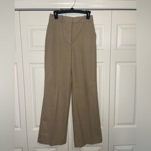 Zara Beige Wide-Leg Dress Pants